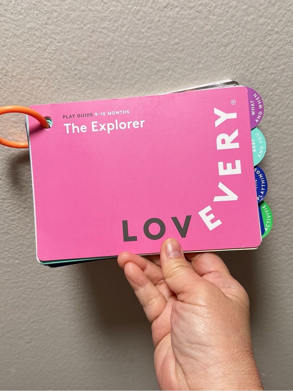 Lovevery The Explorer Board Book - Pink